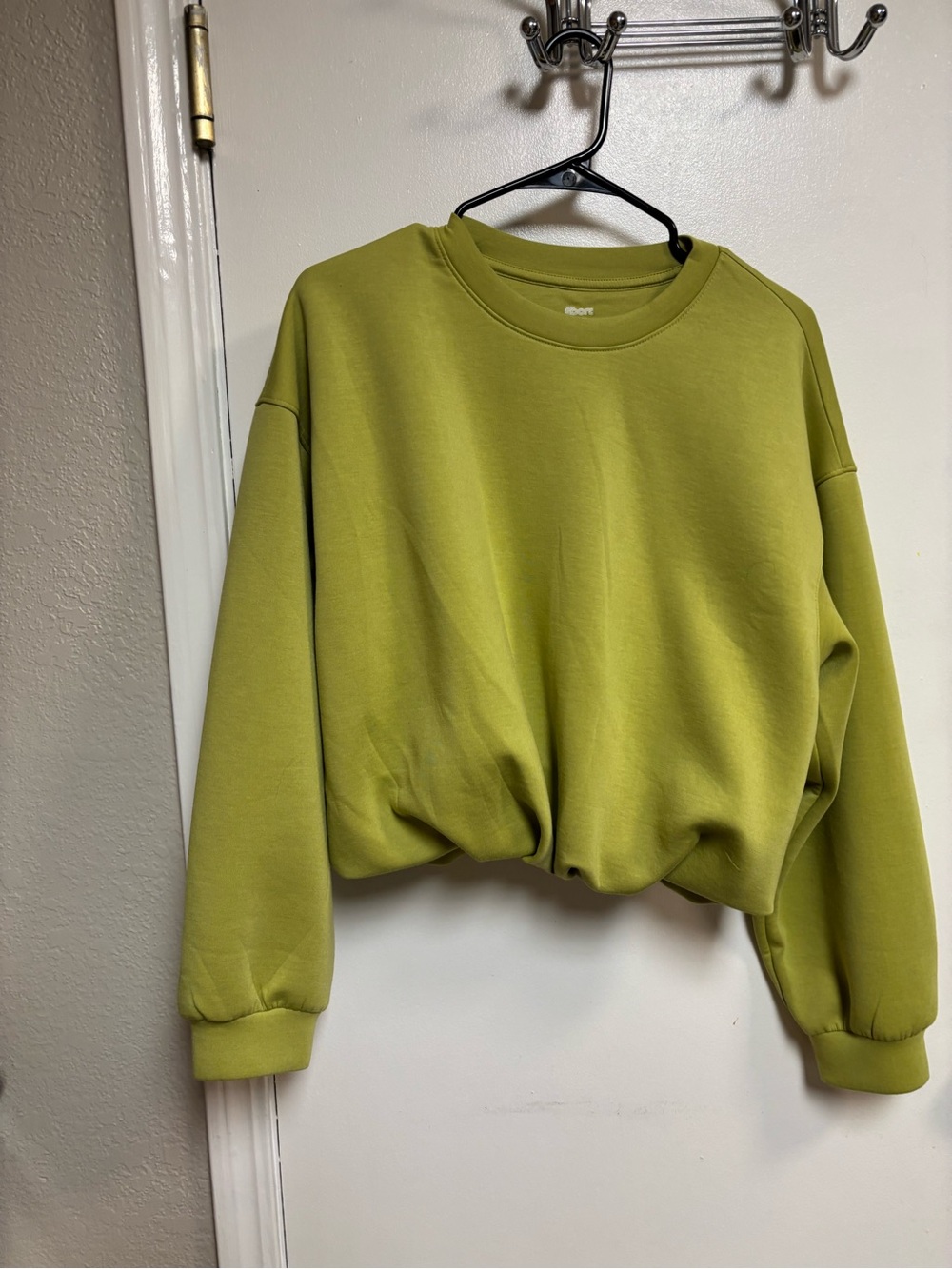 Old Navy Sport Bounce Fleece Balloon Hem Sweatshirt Green M